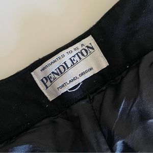 Pendleton Black Crop Wide Leg Pant